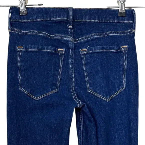 Bootcut Jeans Women  Old Navy 00 Dark Wash Stretch Denim Minimalist - Picture 4 of 10